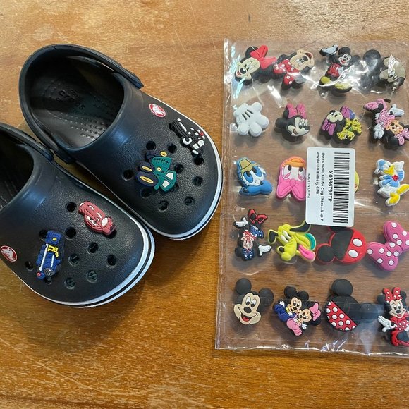 CROCS Other - CROCS Band Kids Sporty Navy Blue Shoe Charms